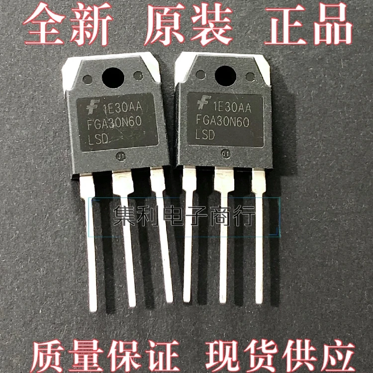 10PCS/Lot FGA30N60LSD  IGBT TO-3P 600V 30A   New And Imported Orginial Fast Shipping In Stock