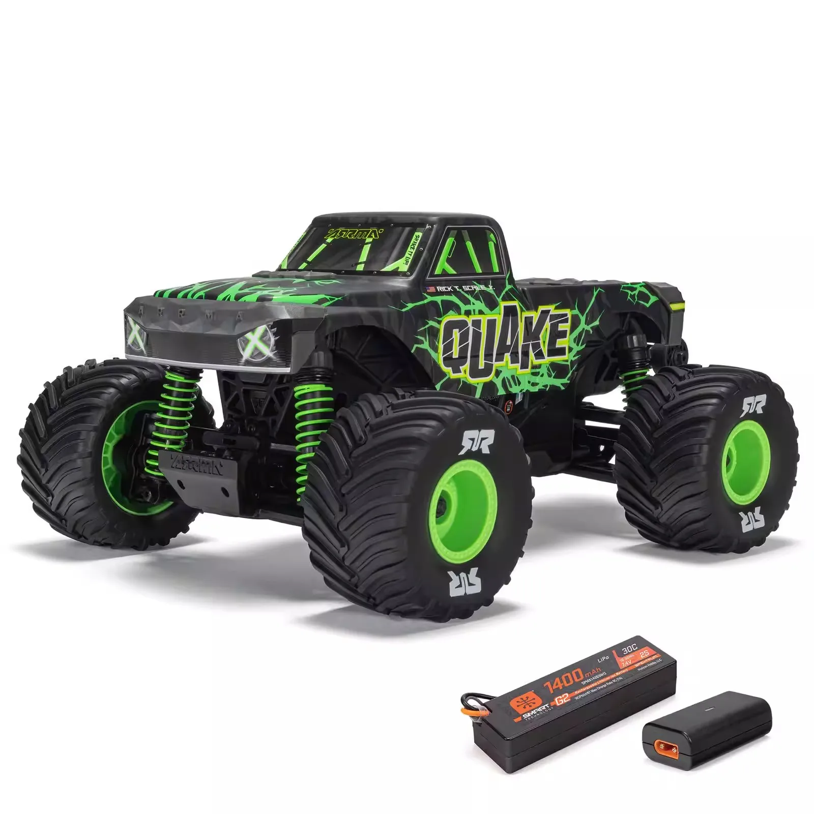 

ARRMA 1/16 QUAKE GROM 4WD Brushed 2S Bigfoot RTR Electric Charging Edition