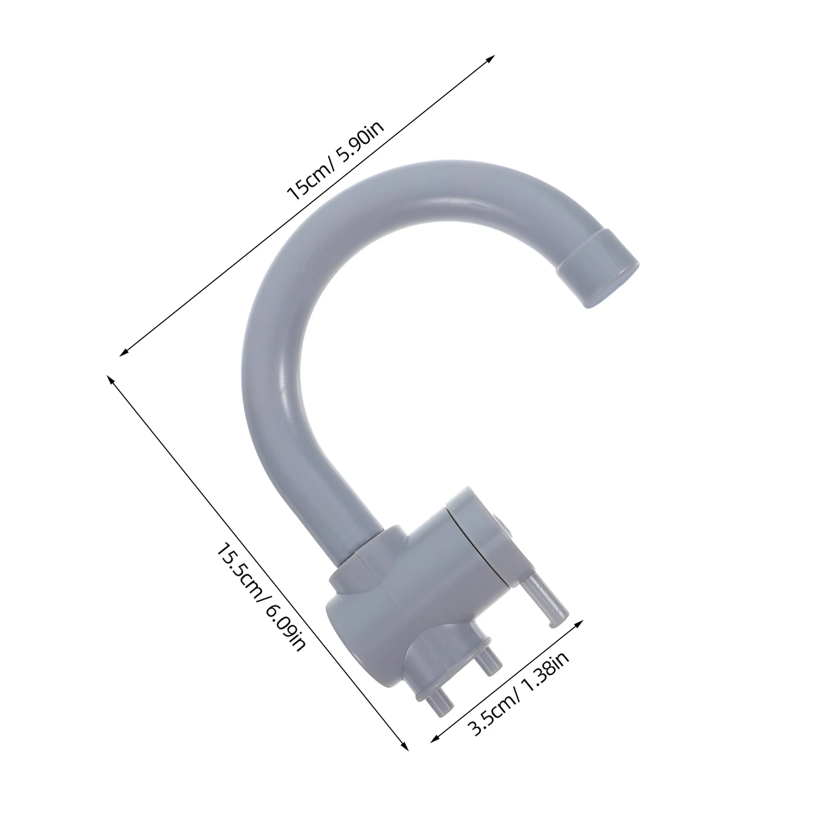 2 Stuks Kids Fantasiespel Keukenkraan Simulatie Plastic Vervanging Rollenspel Accessoires voor Binnen Buiten Gebruik