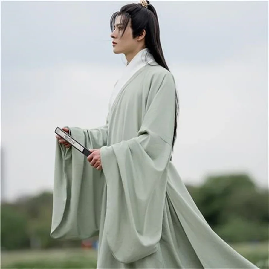 

Chinese Ming Dynasty Robe National Hanfu Black Gold Ancient China Costume Hanfu Men Clothing Traditional Robe Stage Cosplay