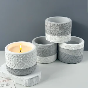 DIY Putaran Plester Lilin Cangkir Silikon Cetakan Pot Bunga Penyimpanan Jar Semen Plester Tembikar Cetakan Beton Membuat Kerajinan Perlengkapan 12 cetakan toples penjualan terbaik - №