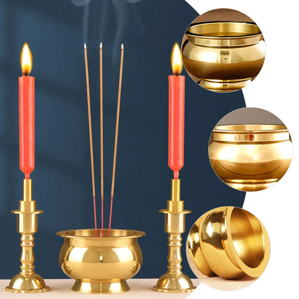 

Медная курильница ручной работы для благовоний, домашний держатель для благовоний, декор для гостиной, ароматическая печь, украшение для медитации