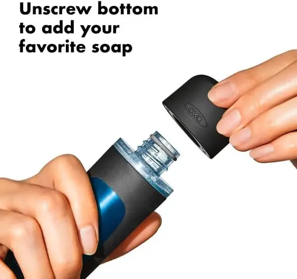 فرشاة تنظيف الأطباق من OXO ذات مقابض جيدة لتوزيع الصابون، فرشاة تنظيف للمطبخ #4