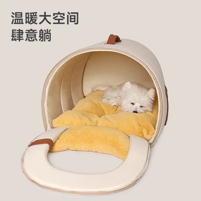 

small dog removable cat and dog warm nest puppy kitten sleeping nest, pet sleeping bag,