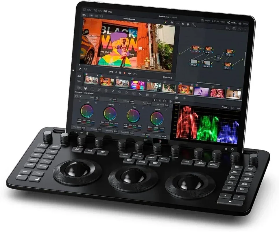 Tool Design Davinci Resolve Panel Micro Color con Conectividad Bluetooth y USB-C (Negro) Auténtico Garantizado