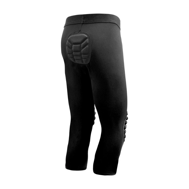 Kids' Basketball Compression Pants - 3/4 Length with Knee Pad for Football & Training Children's Sports Pants