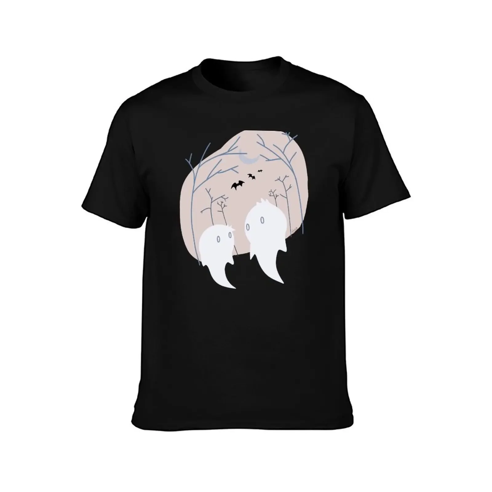 Spooky forest T-Shirt summer clothes anime t shirts sweat fitted t shirts for men