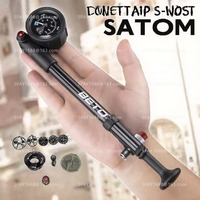 For Bike Pumps, Mini 300 psi High Pressure Bike Air Shock Pump with Lever and Table Fork Rear Suspension Tire Air Valve