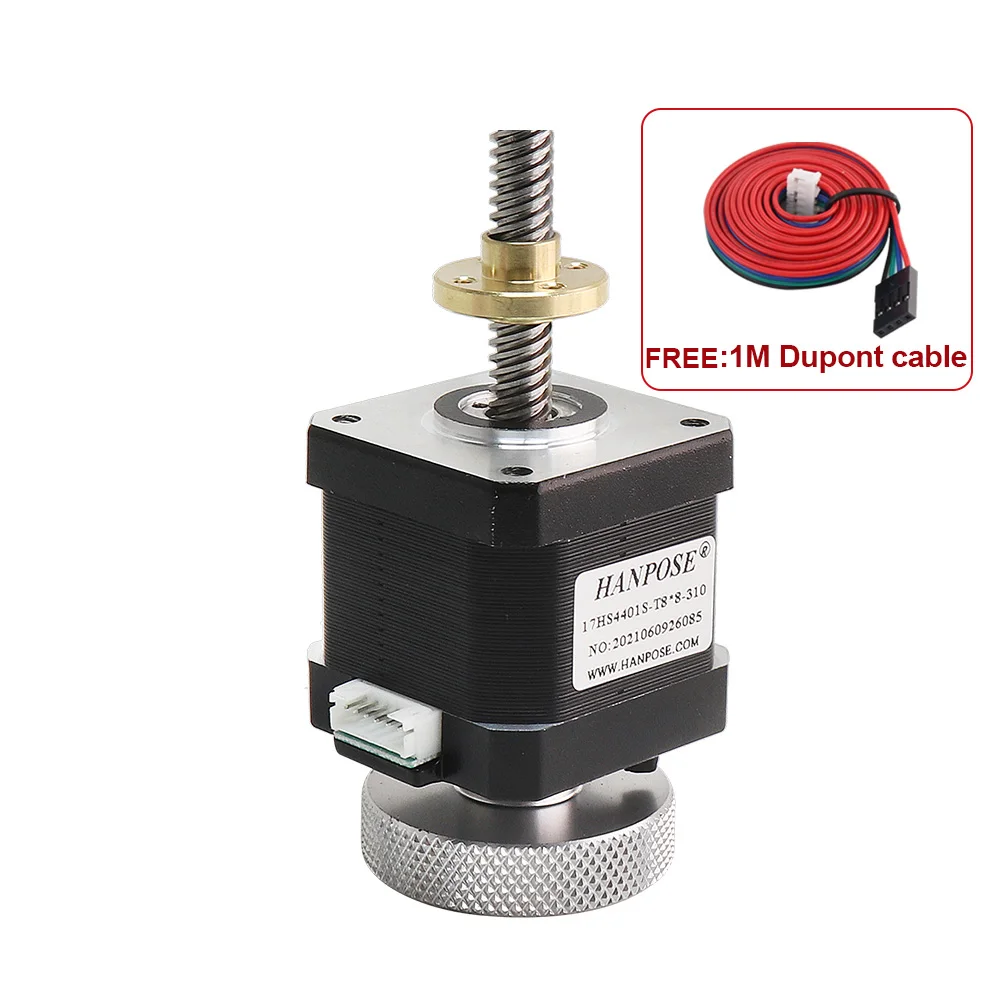 

Nema17 Шаговый двигатель 17HS3401S-T8 * 8 Длина 300 мм T8 Винтовой двигатель 3D-печать Высота 28 Нм СМ Совершенно новые точечные прямые продажи с фабрики