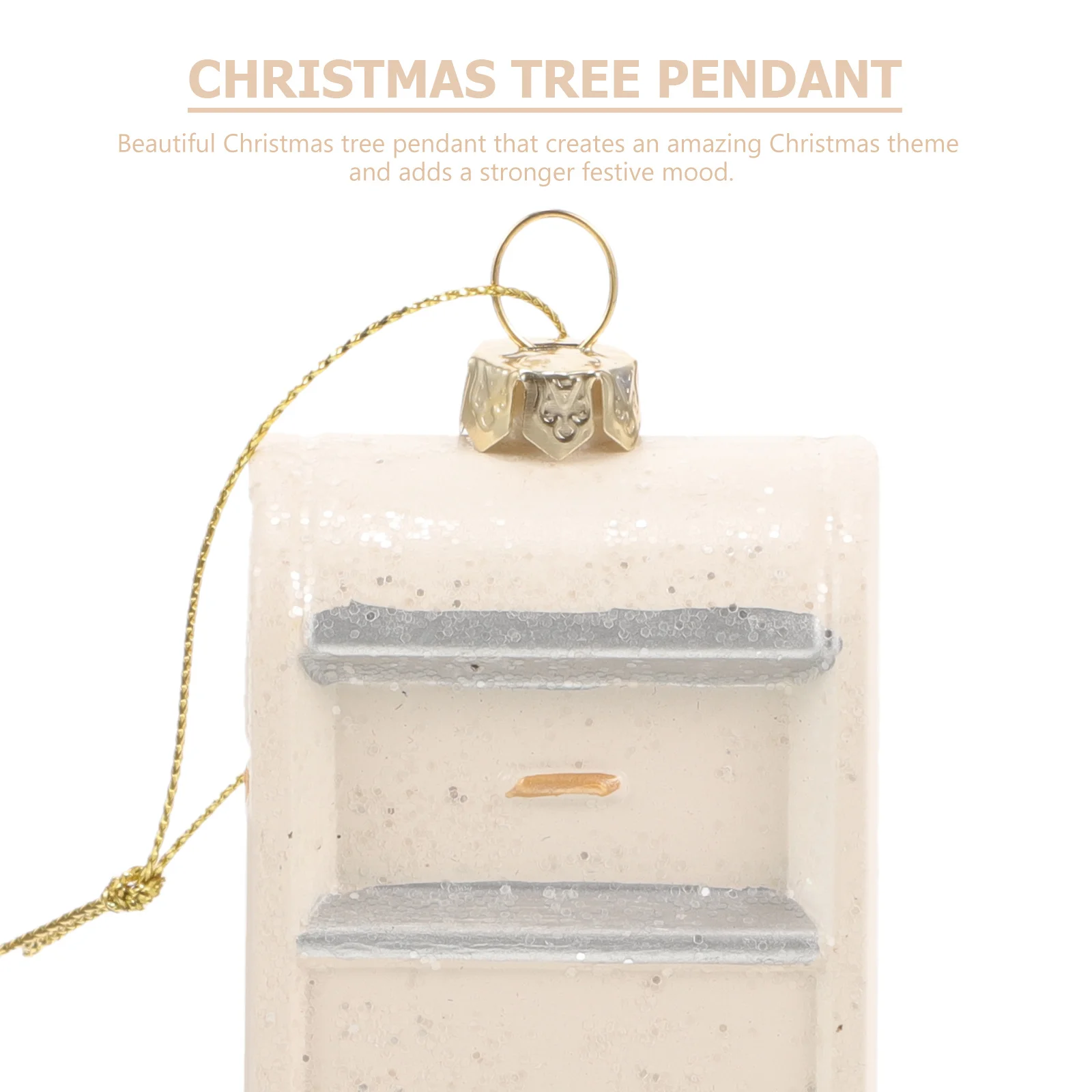 

Irregular Creative Christmas Tree Ornament Hanging Decor Nordic Style Plastic Xmas Pendant Party Decoration for Festive