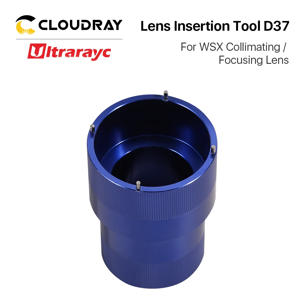 Ultrarayc WSX Laser Đầu Ống Kính Chèn Vào Dụng Cụ Cho D37mm Tập Trung/Collimating Ống Kính Loại Bỏ Và Lắp Đặt