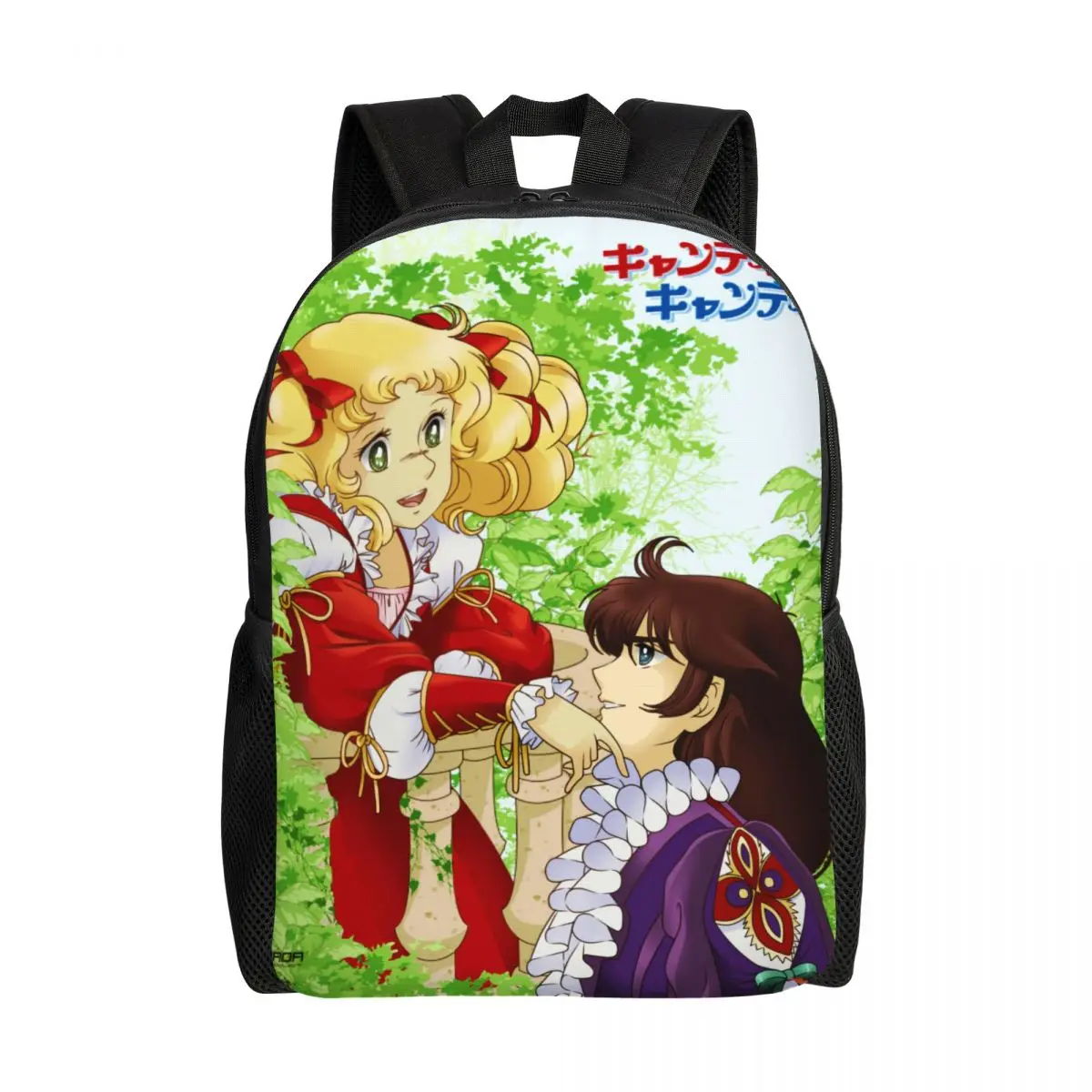 Saco impermeável Manga Cartoon Girl, Mochilas Candy Candy Candy, Escola universitária Anime Printing Bookbag, Homens e mulheres