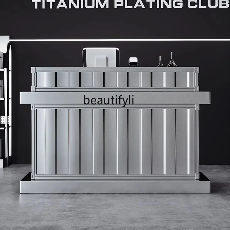 

Industrial Style Bar Counter Cashier Shop Barbecue Restaurant Restaurant Reception Desk