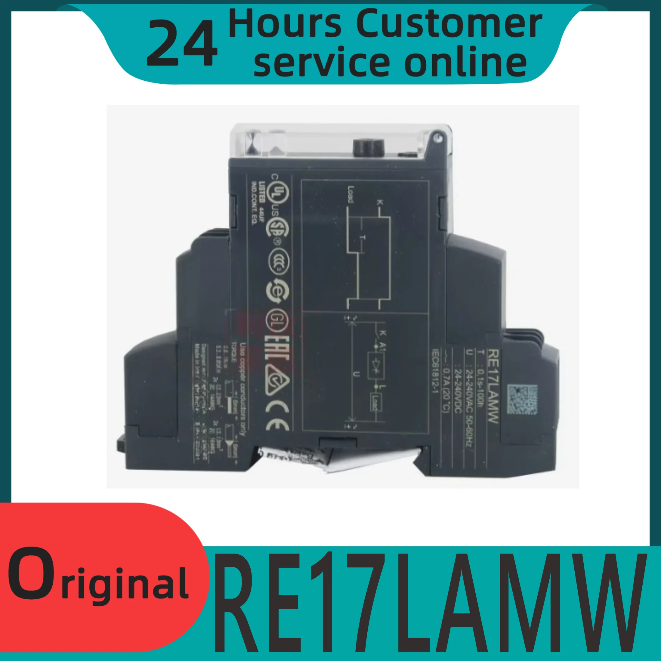 

New original time relay RE17LAMW RE17-LAMW