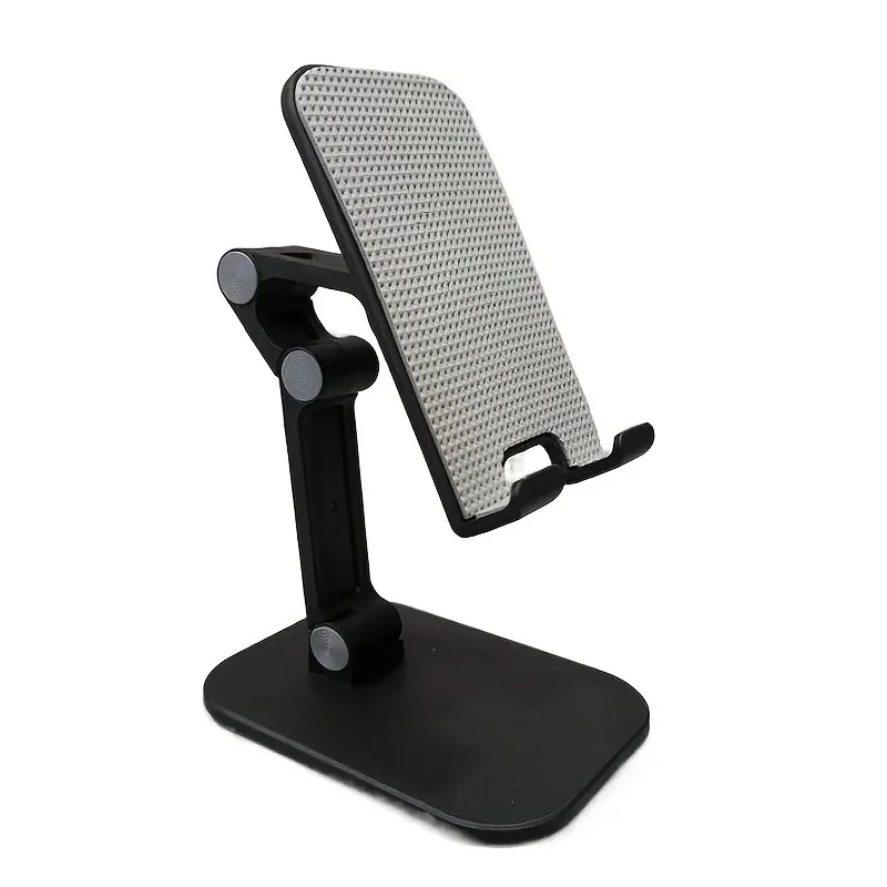 Three-section Foldable Desktop Phone Holder Flexible Bendable Adjustable Portable Stand Compatible with iPhone Xiaomi Samsung