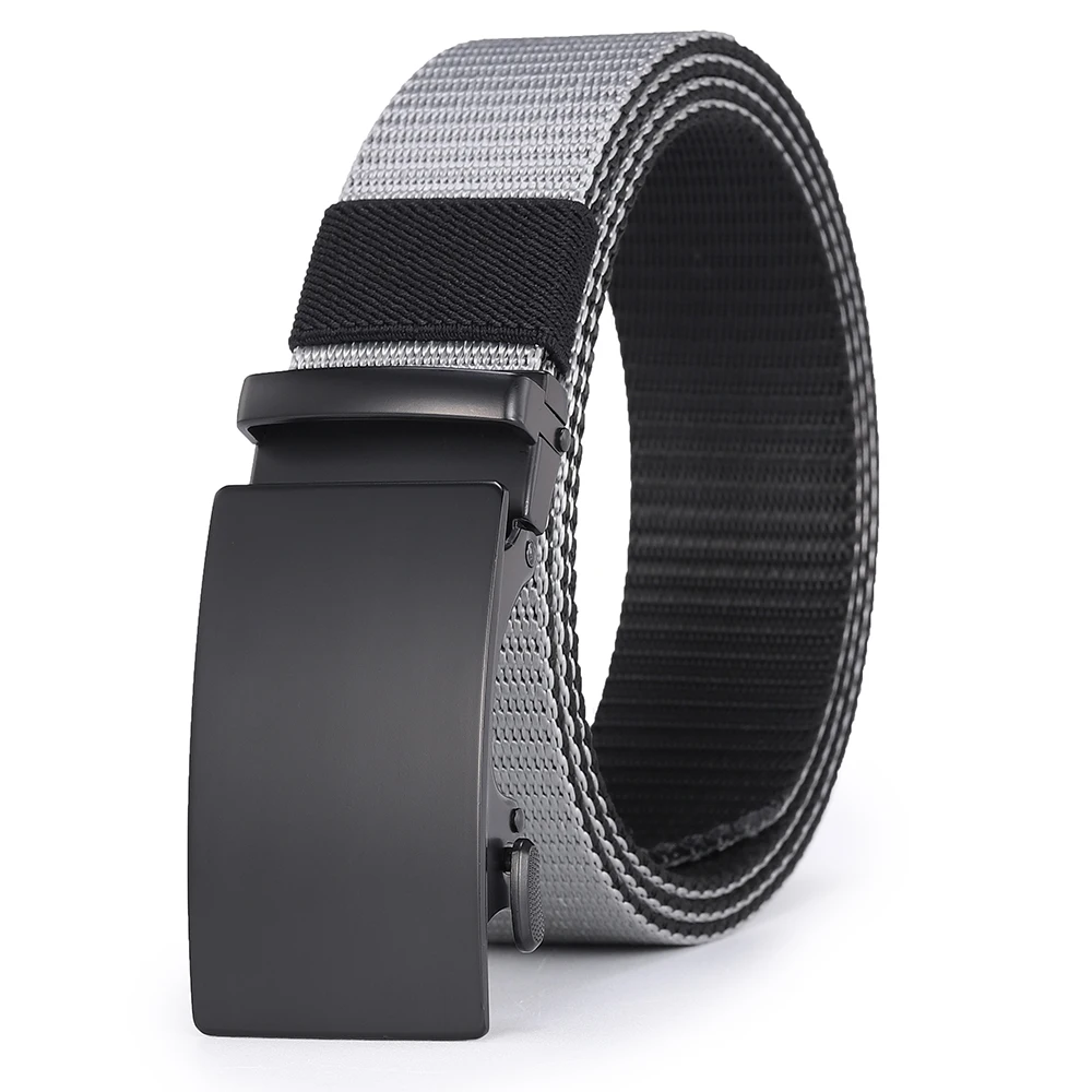 New Golf Sports Elastic Belt Tactical Belt Metal Automatic Buckle Cowboy Designer Belt Outdoor Tactical Belt Military Gifts Men