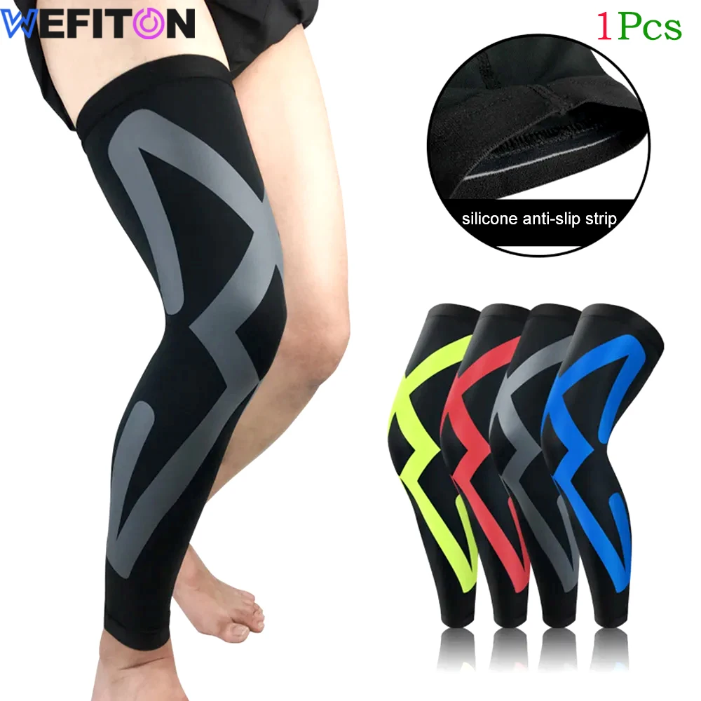 1Pcs Long Full Leg Knee Brace for Women Men,Compression Knee Sleeves Support Relieve Pain from ACL,Meniscus Tear,Arthritis,Sport