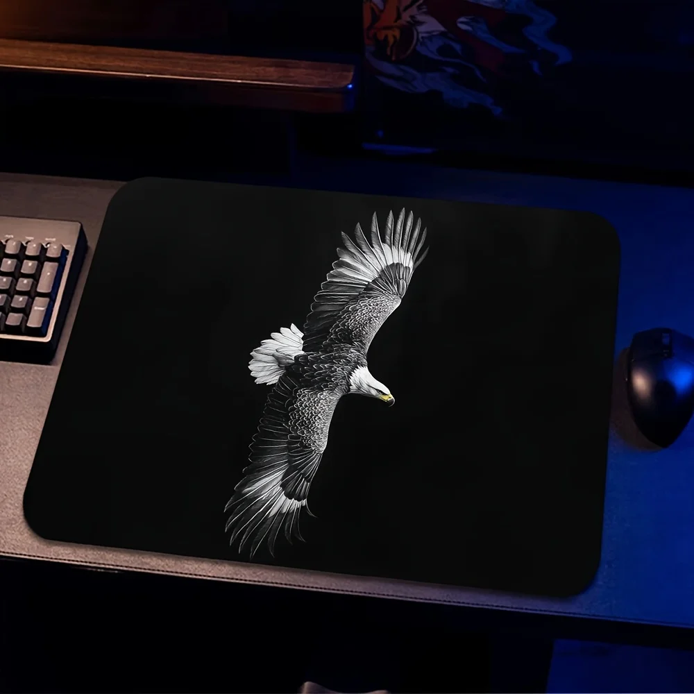 

Realistic Eagle In Flight Large Gaming Mouse Pad XXL Extended Desk Mat Wildlife Decor for Office Home