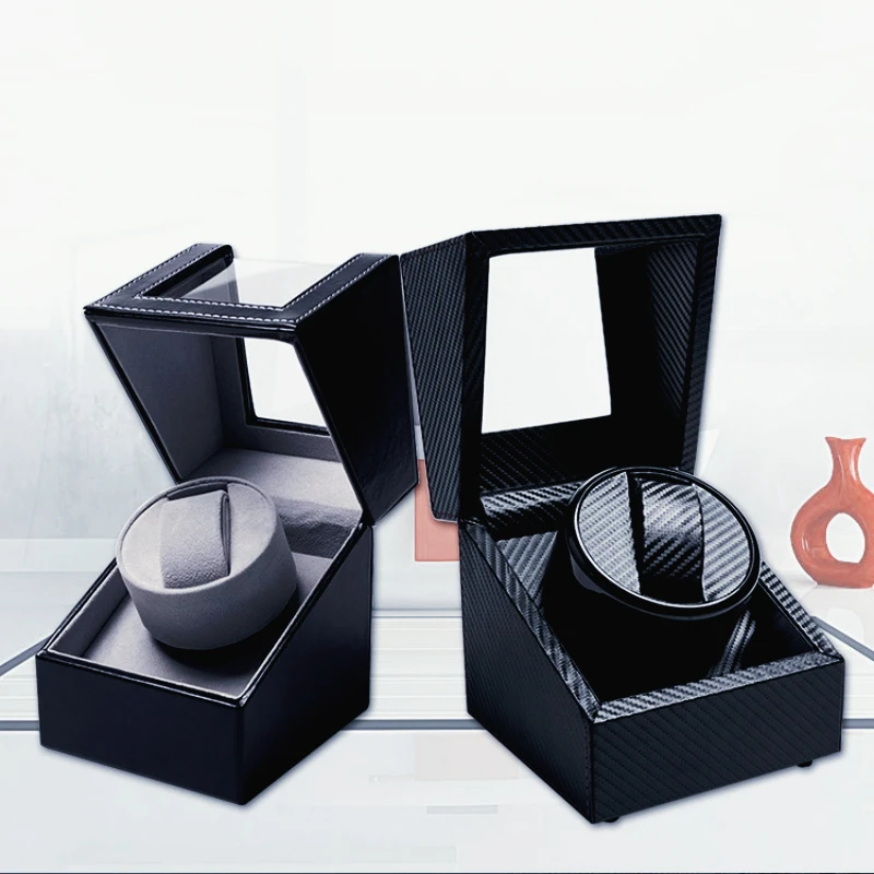 

Motor Silent Movement Winder Watch Boxes Automatic Rotator for Men's Mechanical Watches Display Organizer Accessories