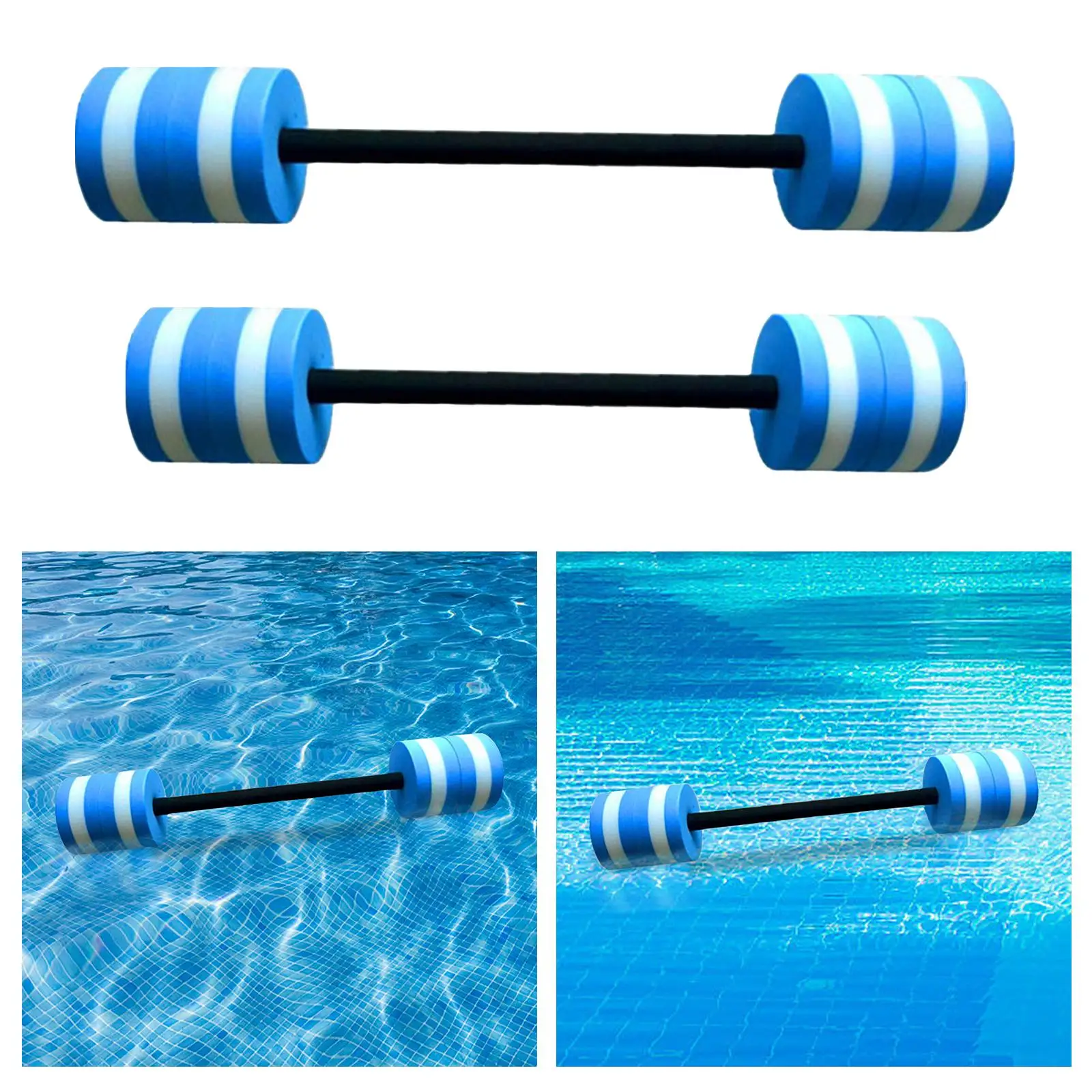 Pool Swimming Barbell Accessory Soft EVA Aquatic Dumbbells Adjustable Weights for Water Sports and Training Pool Swimming Barbell Accessory Soft EVA Aquatic Dumbbells Adjustable Weights for Water Sports and Training