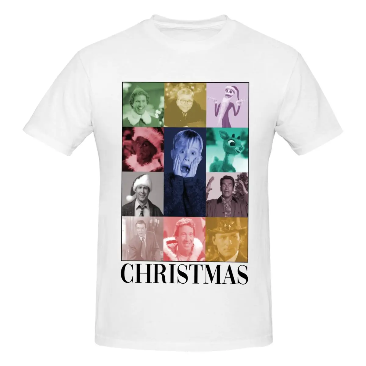 Movie Home Alone Christmas Funny Design T Shirts Graphic Y2K Gifts Cotton Mens Women T-Shirt Clothes