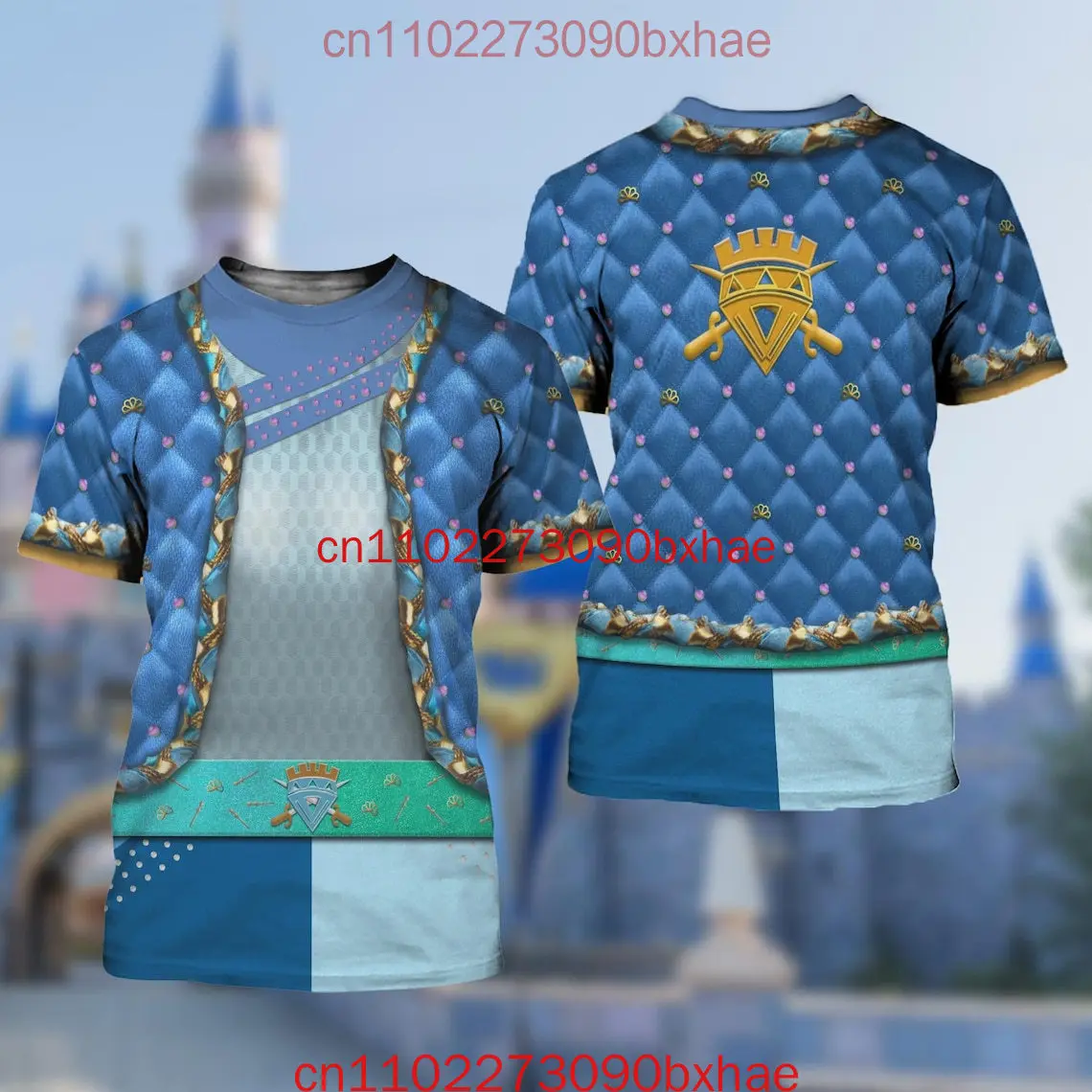 ディズニー ディセンダント コスチューム Tシャツ 3D プリント ハデス ディセンダント コスプレ衣装 メンズ レディース キッズ Tシャツ