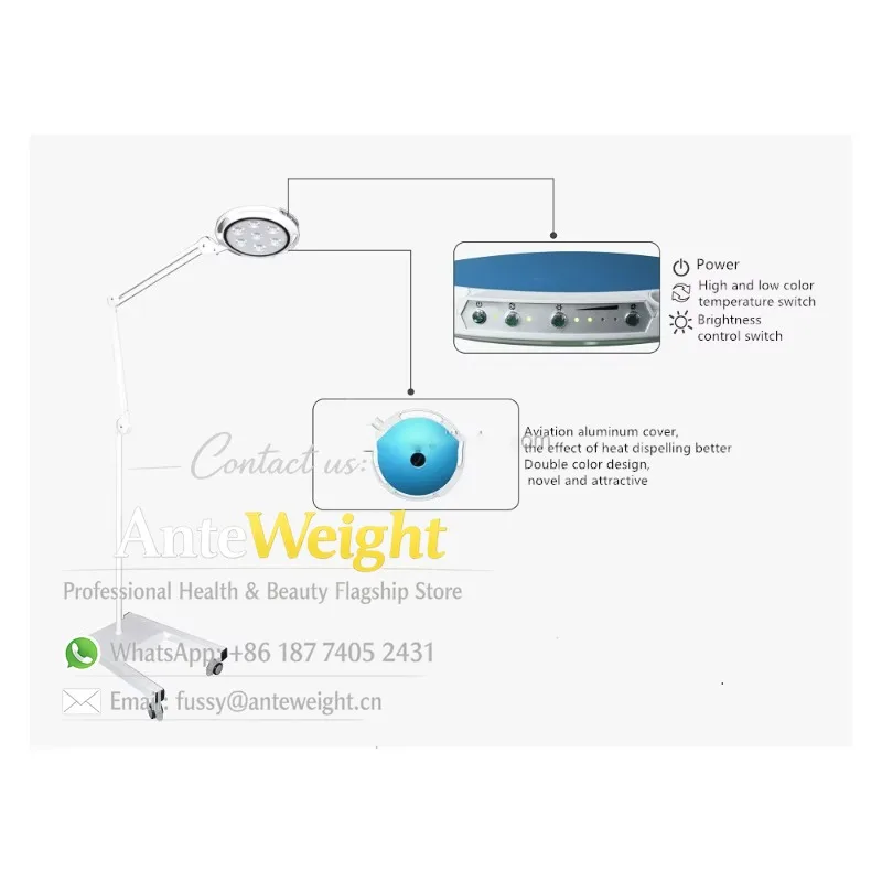 Surgical Portable Mobile Operating Room  Stand Arm LED Light Lamp Shadowless Surgical Lamp Operating Lamp