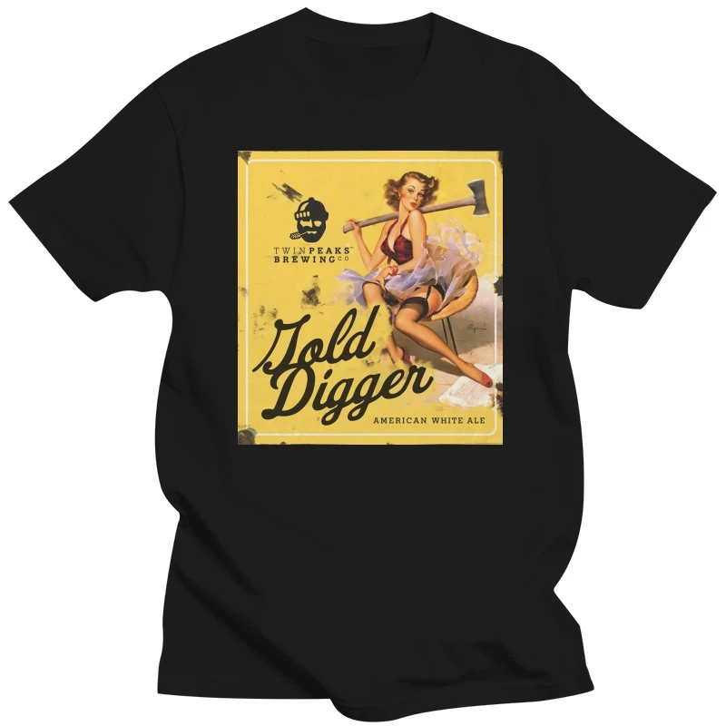 gold diggershort t-shirtdrop shoppingspring t-shirtPersonality T-shirt