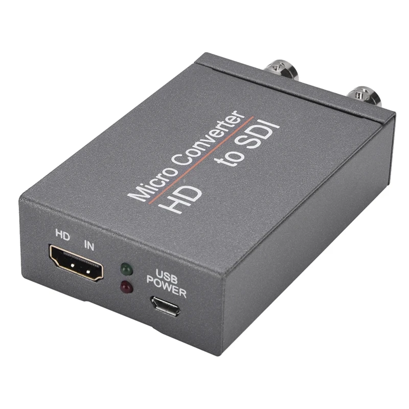 

-Compatible To SDI Converter HD To 3G-SDI/HD-SDI Converter Adapter For Camera Home Theater