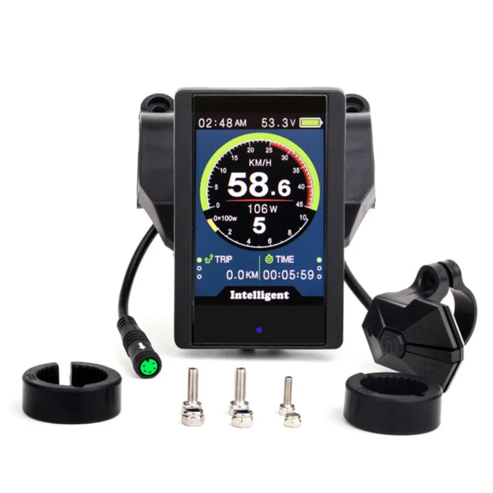 Mileage Tracking Device Wrench User-friendly Design Motor Kit Software Upgradeable IPS Color Screen Light Visibility