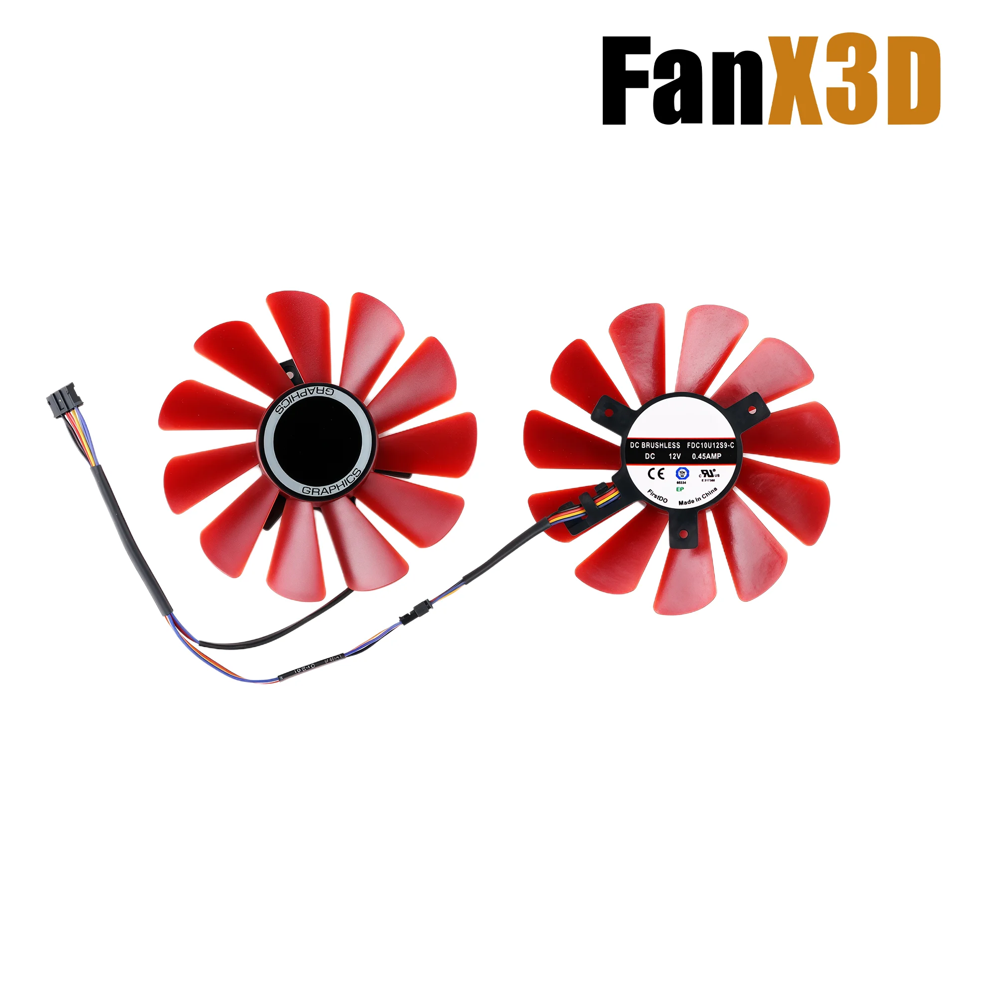 

85MM FDC10U12S9-C Cooling Fan For XFX RX 570 580 4G 85MM Graphics Video Card