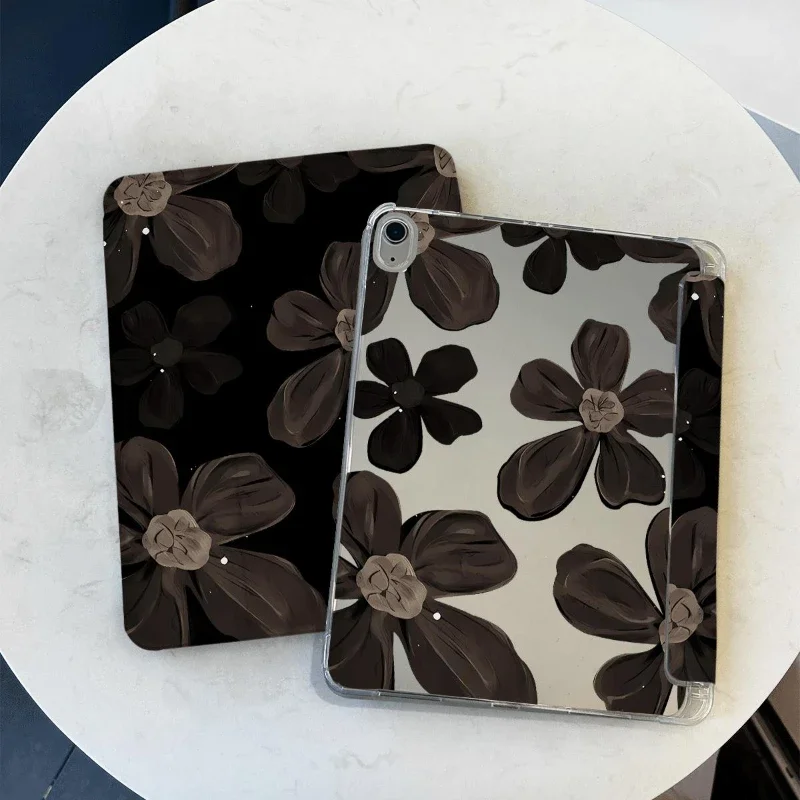 IPad Air 5 4 10.9 Cases IPad Pro 11 2022 Flower Print Protective Cover 10.2 7th 8th 9th Gen Ipad 2017 2018 9.7inch Cover Funda
