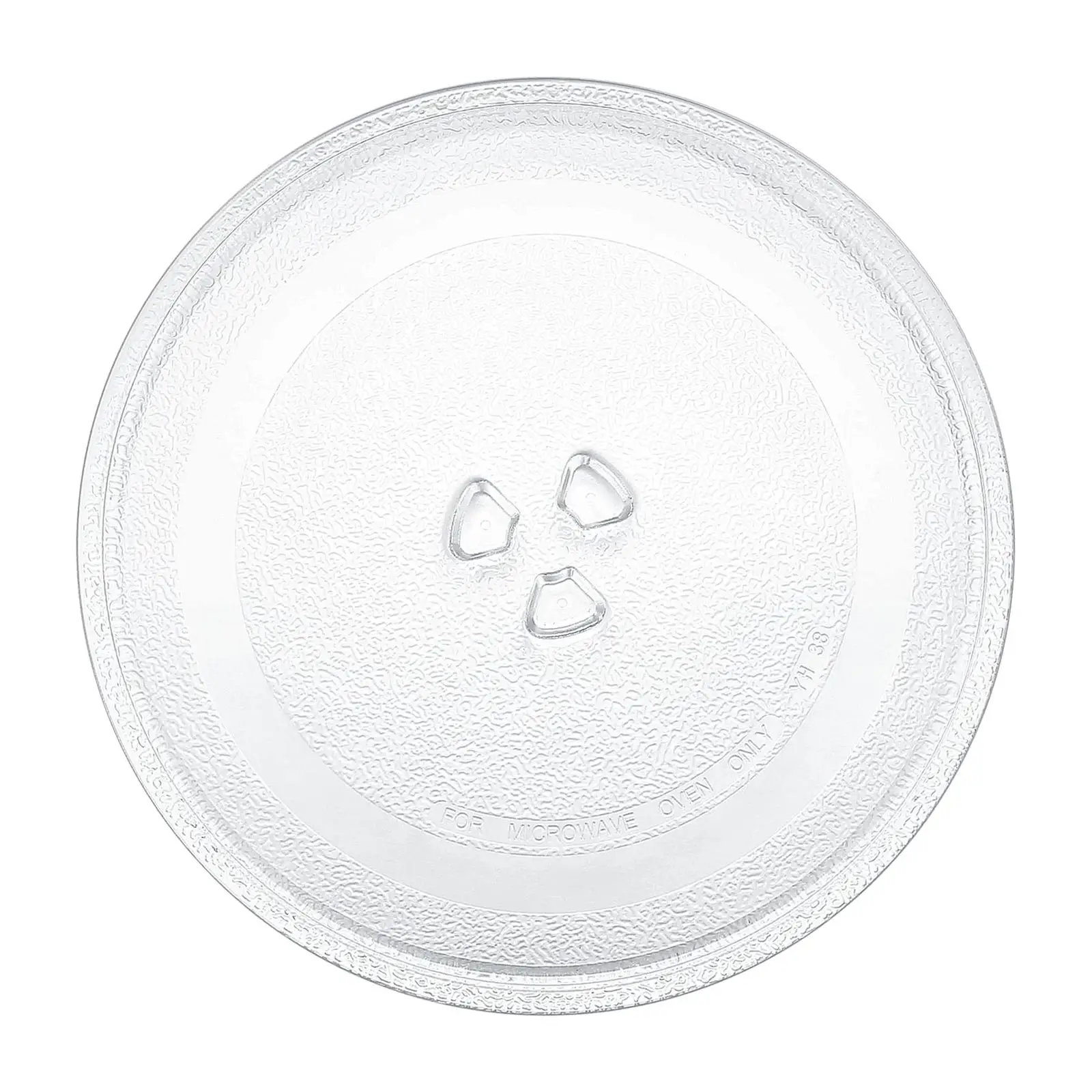 Microwave Glass Plate Turntable Cooking Tray 24.5cm Resistant for Small Microwaves Accessory Thickened Easily Install