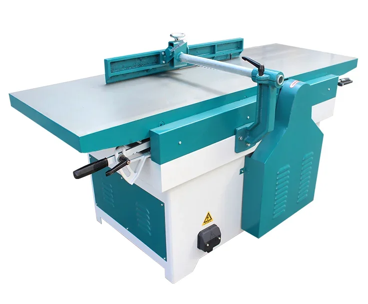 Woodworking Bevelling Planer Straight Mouth Spiral Knife Flat Press Planer Block Jointing Machine