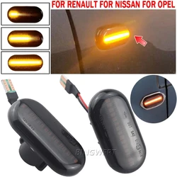 For Renault Clio 1 2 KANGOO MEGANE ESPACE TWINGO MASTER LED Dynamic Side Indicator Marker Signal Light Lamp