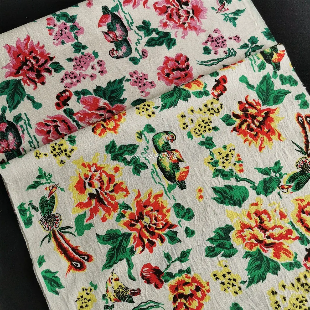 

Тканевая ткань с принтом ручная печать крашеная ткань в китайском стиле благоприятные китайские утки играют в воде