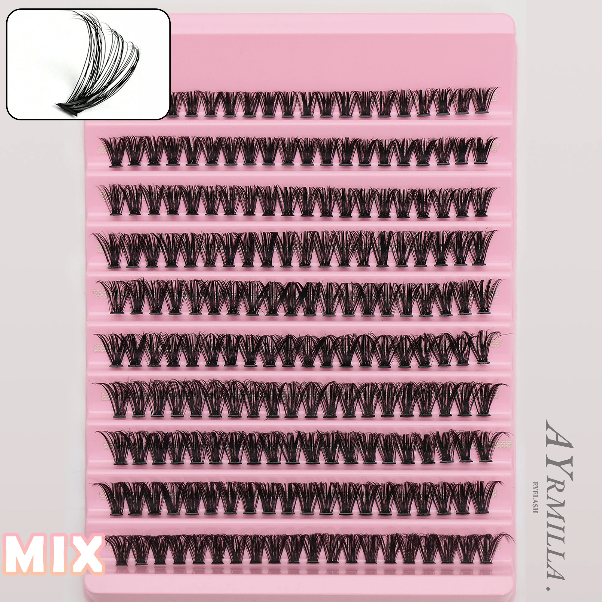 200 Clusters Large Capacity DIY Eyelash Extensions