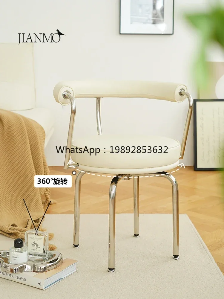 YZ Nordic Designer Creative Stainless Steel Comfortable Soft Bag Office Chair