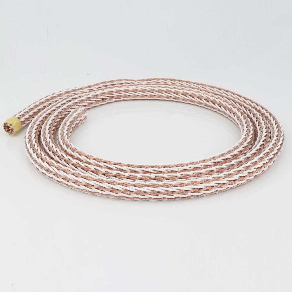 Hifi 12TC 24 rdzenie wysokiej czystości przewód OCC kabel głośnikowy przewód zasilający do wzmacniacza odtwarzacza CD DVD gramofon