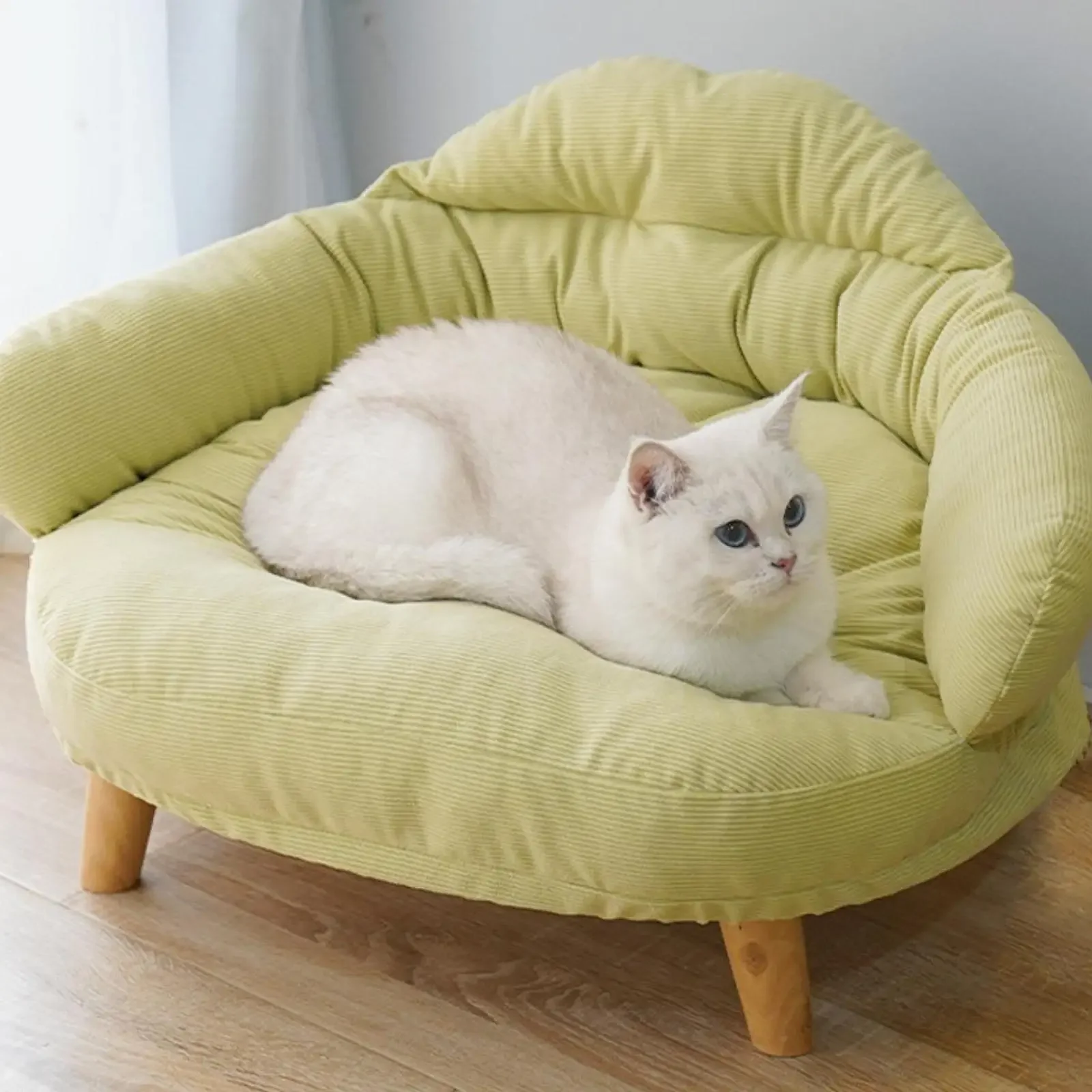 Pet Sofa Cat Furniture Sturdy Washable Pet Portable DIY Assembly Sofa recliner Dog Couch for Indoor Children Kids Cat bed mat