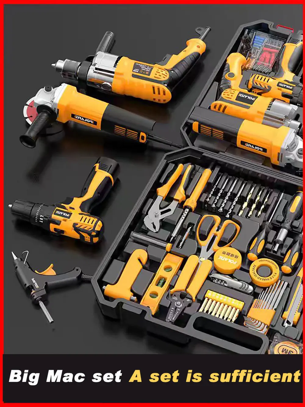 Toolbox Set Household Multi functional Hardware Daily Maintenance Combination Tool Set Complete Collection