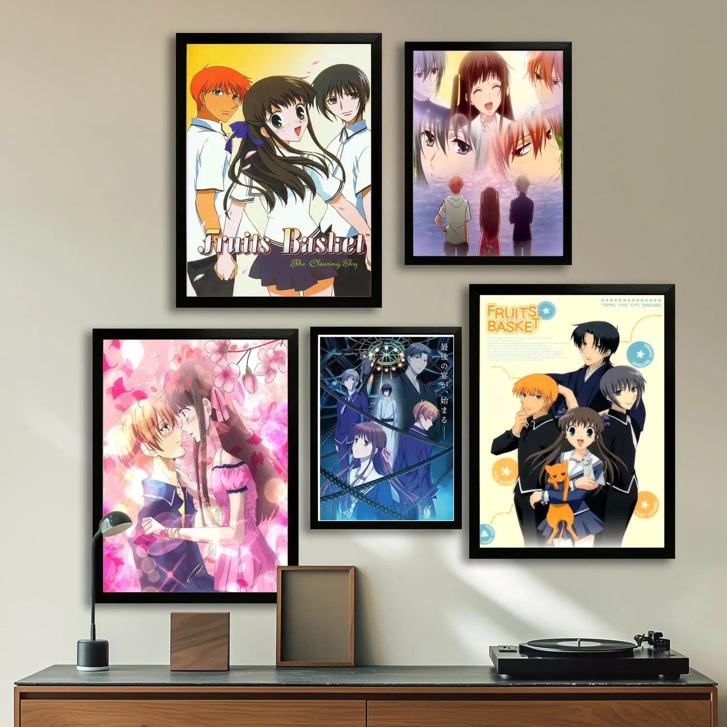 Fruits Basket Tohru Sohma Kyo Sohma Yuki Canvas Art Poster, Wall Art , Modern Family Bedroom Decor Posters,Decorative painting