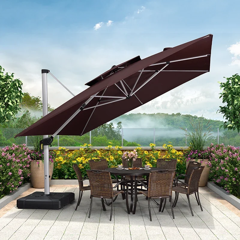 

Outdoor parasol awning telescopic canopy