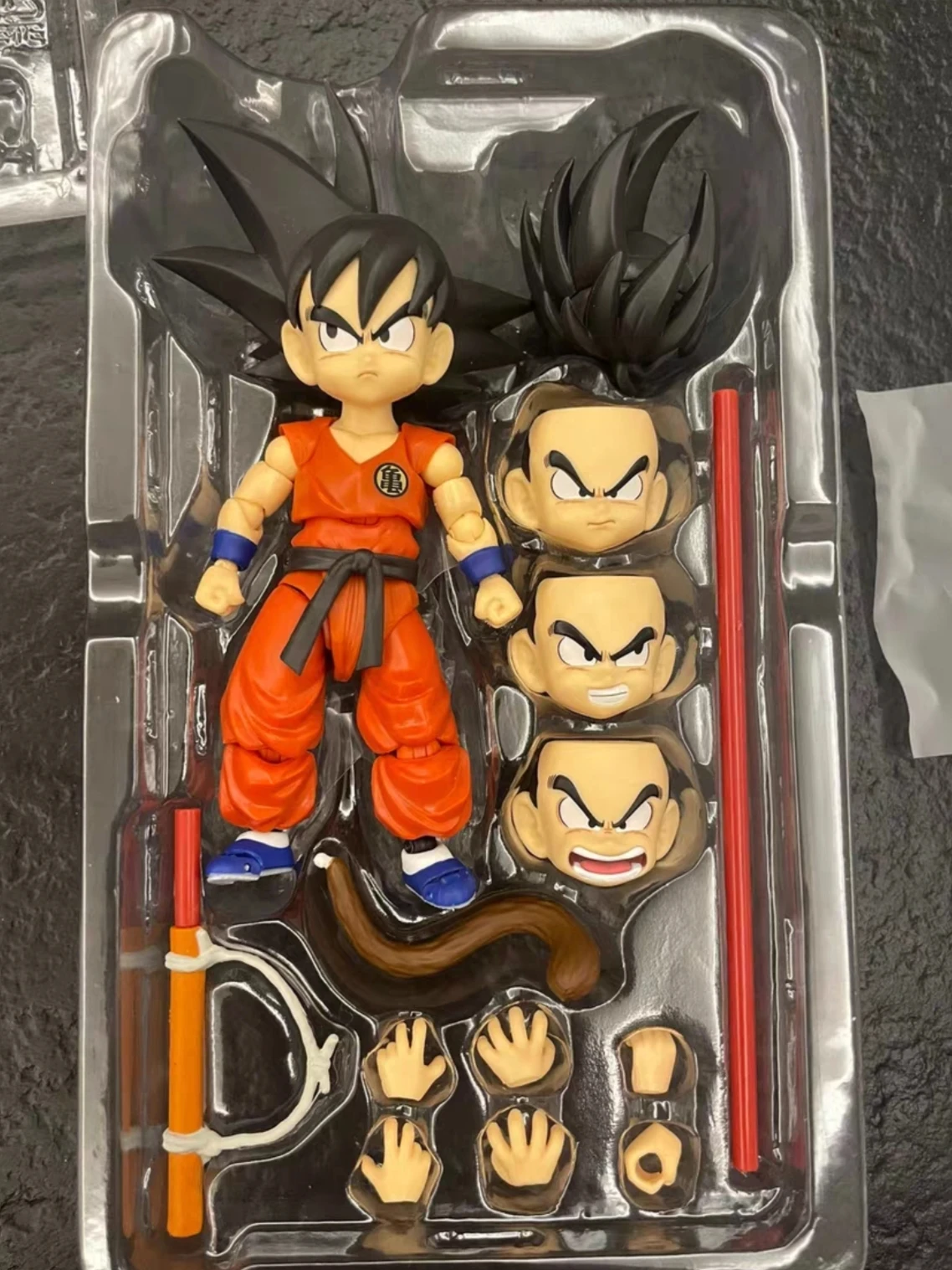 In Stock Original Bandai Shf Dragon Ball S.H.Figuarts Kid Goku SDCC 2019 Exclusive In Stock Anime Action Figures Model Toys