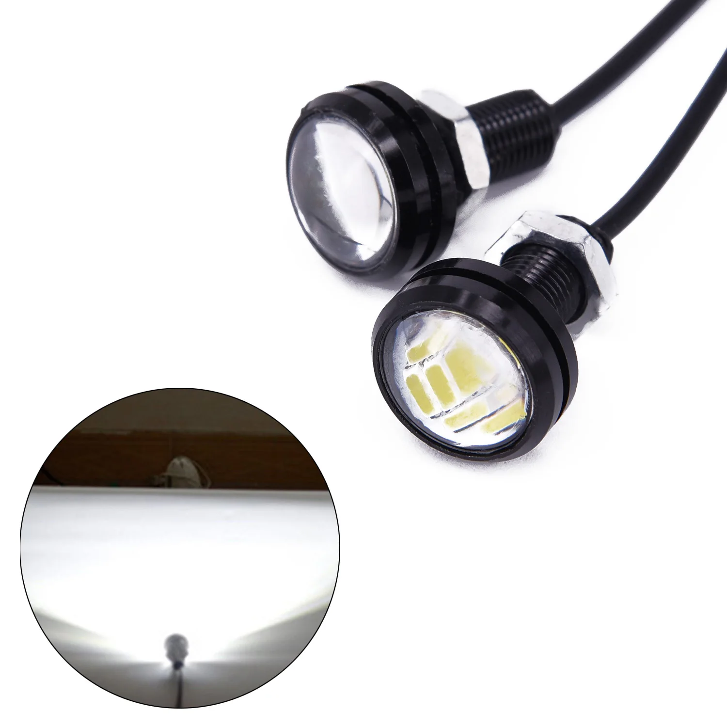 

Новые лампы заднего хода, лампы дневного света, фонари для парковки, реверсивная лампа заднего хода, 12 светодиодов, 15 Вт, белый цвет