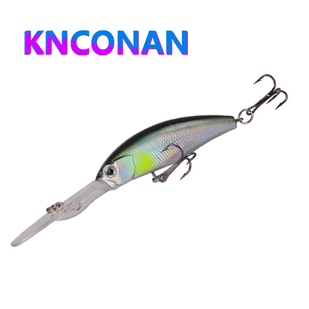 100mm 7.5g Deep Diving Crankbaits Fishing Lures Floating Wobbler for Sea Bass Pike Swimbait Artificial Hard Bait Pesca Equipment