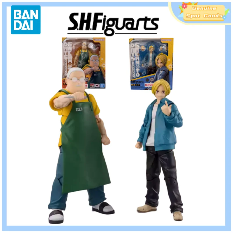 

Genuine Bandai SAKAMOTO DAYS SHF Asakura Shin Taro Sakamoto Anime Action Figures Model Figure Toy Gift for Toys Hobbies Children