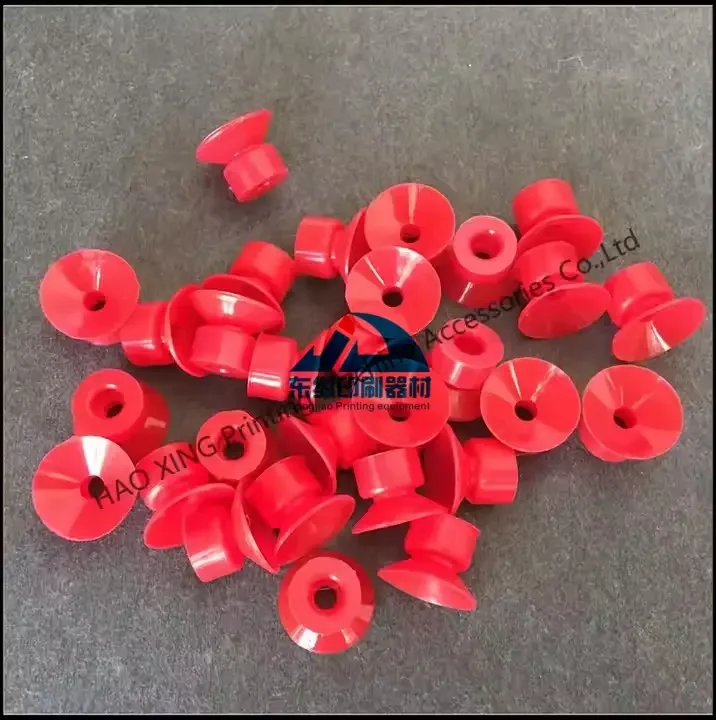 Высококачественные запасные части для офсетной печатной машины, красная резиновая присоска, запасные части для печатного оборудования, расходные материалы, резиновая присоска