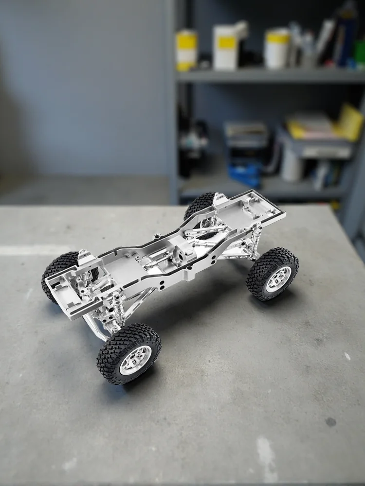 YzRCmn1/12 MN300 remote control car modification fully upgraded with metal door bridge and all metal frame accessories chassis 0