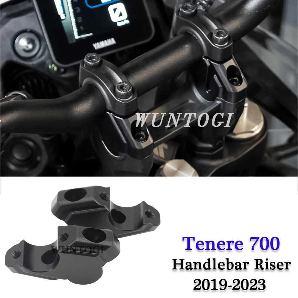 

Tenere 700 2019-2023 Motorcycle Fixture Mount For YAMAHA TENERE 700 T700 T7 Accessories Handlebar Risers Up30mm Move Back 21mm